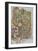 The Opening Words of St Matthew's Gospel, 800 Ad-null-Framed Giclee Print