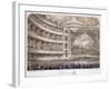 The Opera Comique in Paris, 1850-60-null-Framed Giclee Print