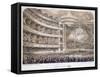 The Opera Comique in Paris, 1850-60-null-Framed Stretched Canvas