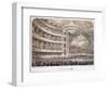 The Opera Comique in Paris, 1850-60-null-Framed Giclee Print