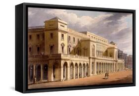 The Opera House, Formerly the Lyceum, London, 1826-Daniel Havell-Framed Stretched Canvas