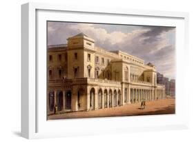 The Opera House, Formerly the Lyceum, London, 1826-Daniel Havell-Framed Giclee Print