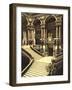 The Opera House, the grand staircase, Paris, France, c.1890-1900-null-Framed Photographic Print