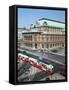 The Opera House, Vienna, Austria-Peter Thompson-Framed Stretched Canvas