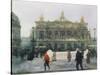 The Opera in Paris-Frantz Charlet-Stretched Canvas