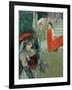 The Opera 'Messalina' at Bordeaux (Messaline Descend L'Escalier Bordé De Figurants), 1900-1901-Henri de Toulouse-Lautrec-Framed Giclee Print