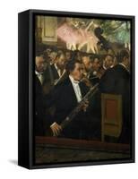 The Opera Orchestra, about 1870-Edgar Degas-Framed Stretched Canvas