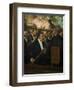 The Opera Orchestra, about 1870-Edgar Degas-Framed Giclee Print