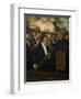 The Opera Orchestra, about 1870-Edgar Degas-Framed Giclee Print