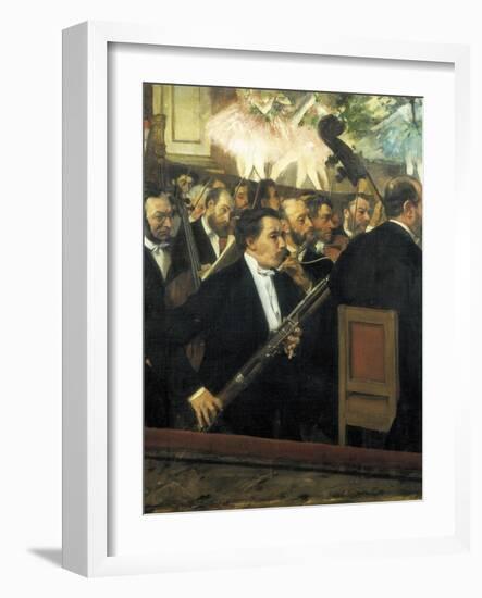 The Opera Orchestra-Edgar Degas-Framed Art Print