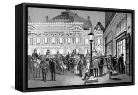 The Opera, Paris, 1875-80-null-Framed Stretched Canvas