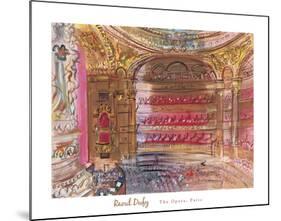 The Opera, Paris early 1930s-Raoul Dufy-Mounted Art Print