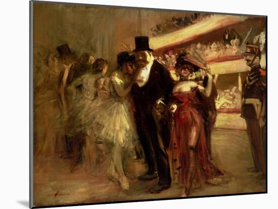 The Opera Stage-Jean Louis Forain-Mounted Giclee Print