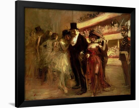 The Opera Stage-Jean Louis Forain-Framed Giclee Print