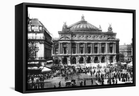 The Opera Theatre, Paris, 1931-Ernest Flammarion-Framed Stretched Canvas