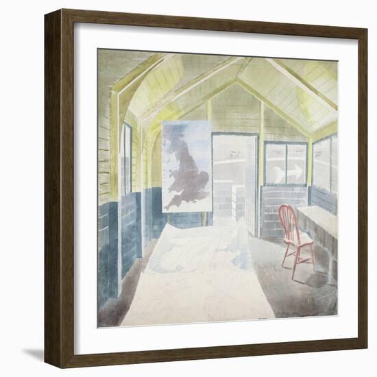 The Operations Room-Eric Ravilious-Framed Giclee Print