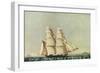 The Opium Clipper Brig Anonyma in the Straits of Malacca, 1846-Norman Hill-Framed Giclee Print