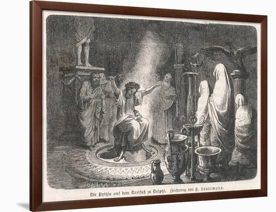 The Oracle of Delphi Entranced-H. Leutemann-Framed Art Print