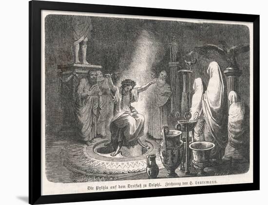 The Oracle of Delphi Entranced-H. Leutemann-Framed Art Print