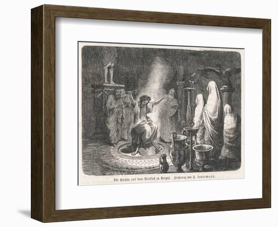 The Oracle of Delphi Entranced-H. Leutemann-Framed Art Print