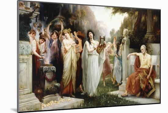 The Oracle-George Edward Robertson-Mounted Giclee Print