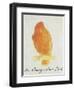 The Orange Colour Bird, from "Sixteen Drawings of Comic Birds"-Edward Lear-Framed Giclee Print