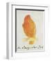 The Orange Colour Bird, from "Sixteen Drawings of Comic Birds"-Edward Lear-Framed Giclee Print