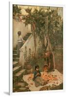 The Orange Gatherers-John William Waterhouse-Framed Giclee Print