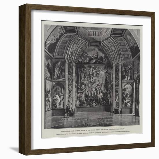 The Orange Hall at the House in the Wood, Where the Peace Conference Assembles-null-Framed Giclee Print