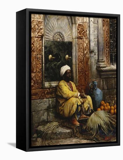 The Orange Seller-Ludwig Deutsch-Framed Stretched Canvas