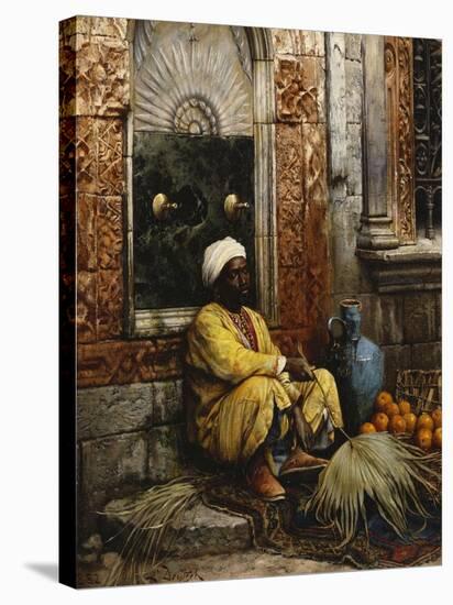 The Orange Seller-Ludwig Deutsch-Stretched Canvas