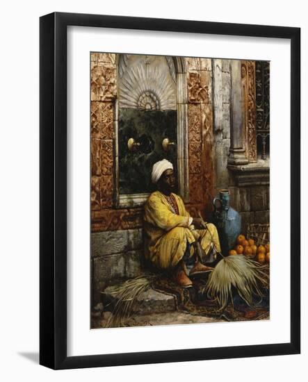 The Orange Seller-Ludwig Deutsch-Framed Giclee Print