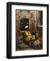 The Orange Seller-Ludwig Deutsch-Framed Premium Giclee Print