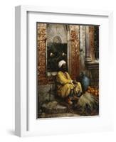 The Orange Seller-Ludwig Deutsch-Framed Premium Giclee Print