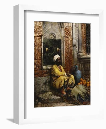 The Orange Seller-Ludwig Deutsch-Framed Premium Giclee Print