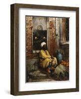 The Orange Seller-Ludwig Deutsch-Framed Giclee Print