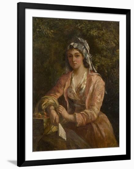 The Orange Seller-Thomas Faed-Framed Giclee Print