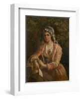 The Orange Seller-Thomas Faed-Framed Giclee Print