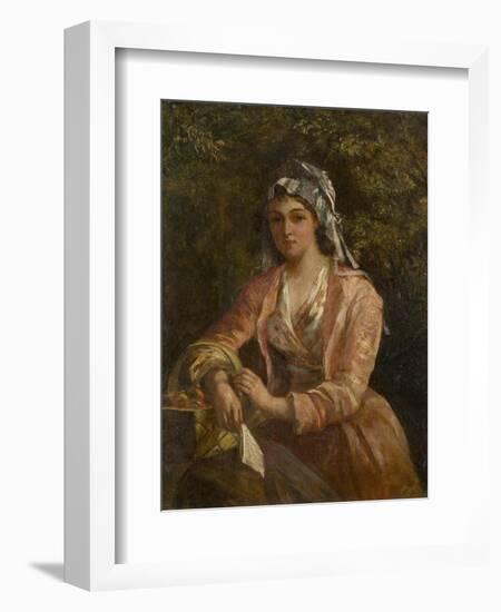 The Orange Seller-Thomas Faed-Framed Giclee Print