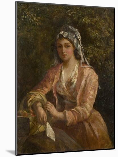 The Orange Seller-Thomas Faed-Mounted Giclee Print