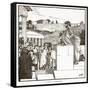 The Oration of Demostenes (Litho)-English-Framed Stretched Canvas