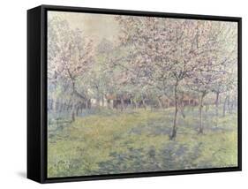 The Orchard at Blossom Time-Juliette Wytsman-Framed Stretched Canvas