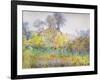 The orchard, c. 1874 (oil on canvas)-Claude Monet-Framed Giclee Print