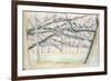 The Orchard, c.1895-Paul Cézanne-Framed Giclee Print