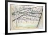 The Orchard, c.1895-Paul Cézanne-Framed Giclee Print