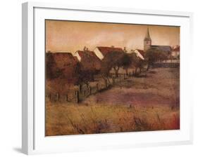 'The Orchard', c1902-Manuel Robbe-Framed Giclee Print