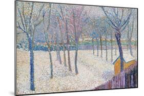 The Orchard in the Snow-Hippolyte Petitjean-Mounted Giclee Print