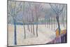 The Orchard in the Snow-Hippolyte Petitjean-Mounted Giclee Print