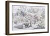 The Orchard (Pencil & Crayon)-John Northcote Nash-Framed Giclee Print