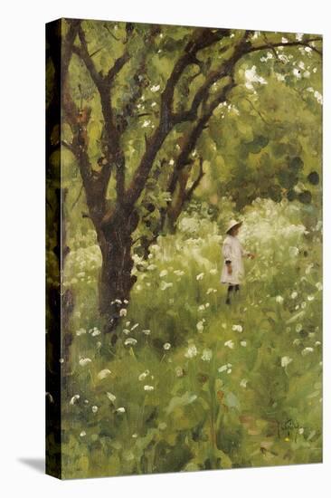 The Orchard-Thomas Cooper Gotch-Stretched Canvas